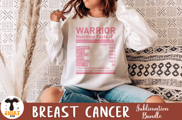 Breast Cancer Warrior Quote SVG Design for Crafts and Graphics