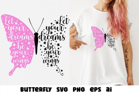 Butterfly Quote SVG for Crafts and Graphics