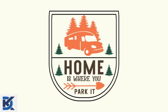 Camping Vintage Trailer Quote SVG Design