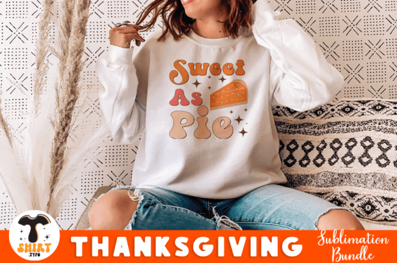 Sweet As Pie Thanksgiving Quote SVG for Crafts and Graphics