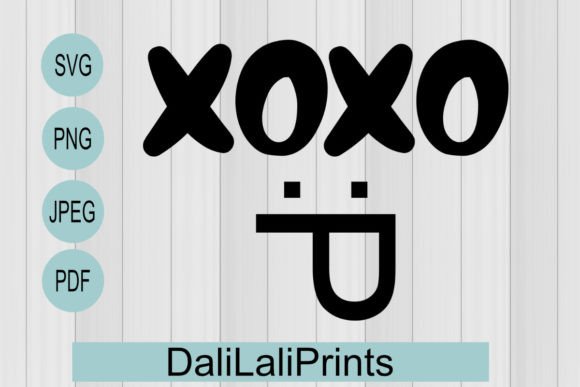 XOXO p Funny Quote Graphics for Crafts and Web Design
